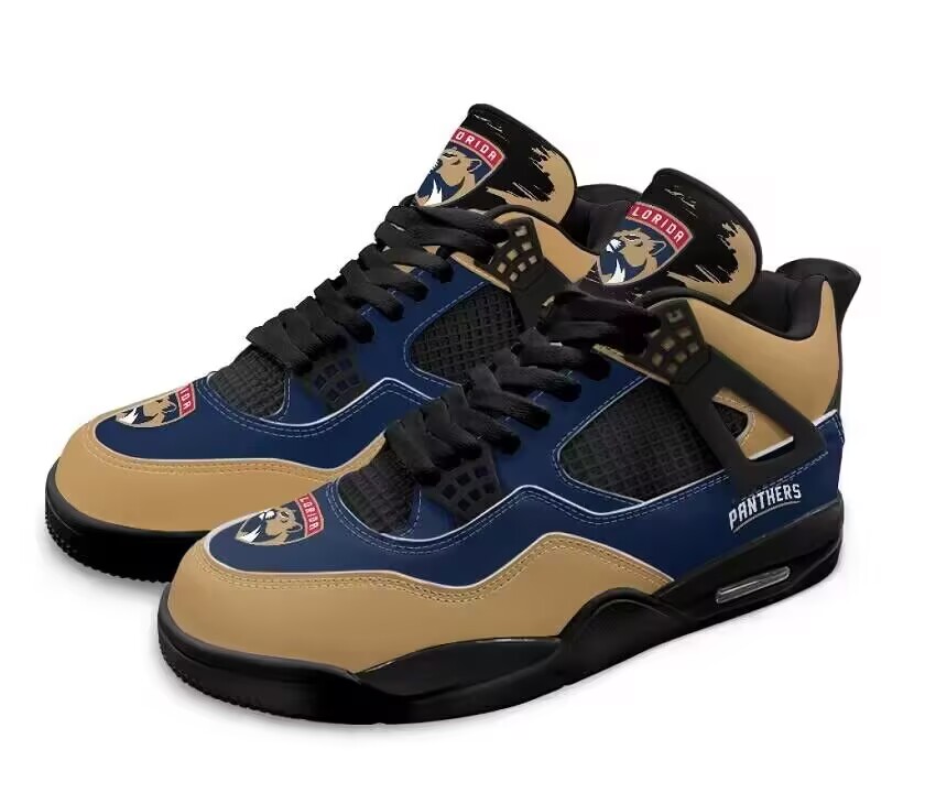 Women's Florida Panthers Running weapon Air Jordan 4 Shoes 002
